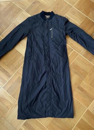 Diesel довгий бомбер на хутрі верх з нейлону