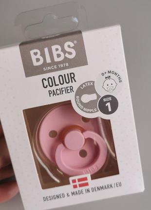 Соска bibs colour 0 — 6 міс baby pink