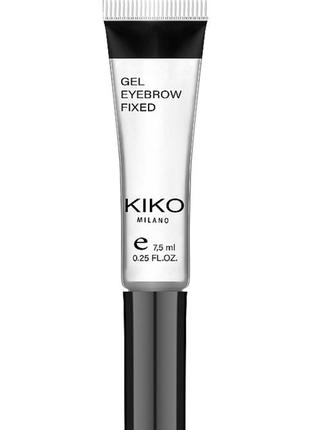Kiko milano eyebrow fixing gel прозорий гель для фіксації брів