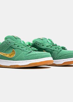 Шикарні жіночі стильні кросівки "nike sb dunk low pro st. patrick's day"9 фото