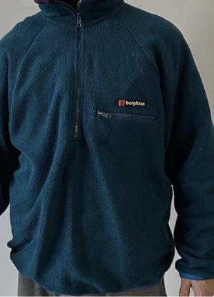 Berghaus винтажная флисовая кофта4 фото