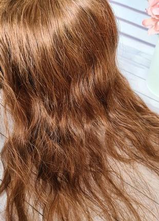 Накладка макушка топпер 100% натуральный волос.6 фото