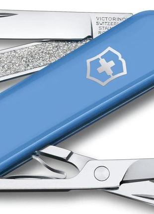 Швейцарский складной нож victorinox classic sd голубой1 фото
