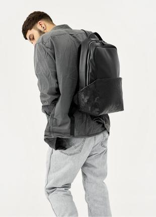 Мужской рюкзак sambag zard dart черный крокодил5 фото