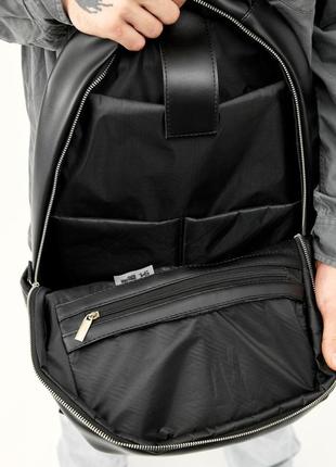 Мужской рюкзак sambag zard dart черный крокодил9 фото