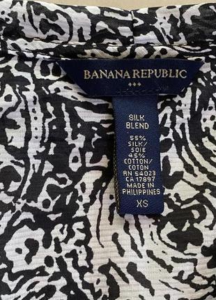 Блуза шёлковый батист изумительная banana republic размер s8 фото