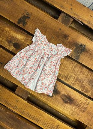 Детское хлопковое платье в цветочный принт piper&pasie (пайпер и паси 3-6 мес 62-68 см идеал оригинал разноцветное)