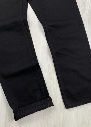 Черный качественный плотный джинс прямая штанка рекомендую! как новые!3 фото