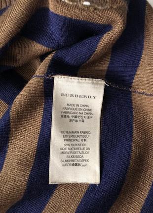 Топ из шерсти и шелка burberry.7 фото