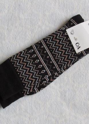 Носки с узором мужские роз. 39 - 42 от c&amp;a новые