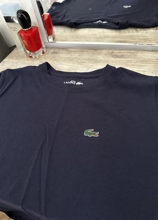 Футболка lacoste унисекс2 фото