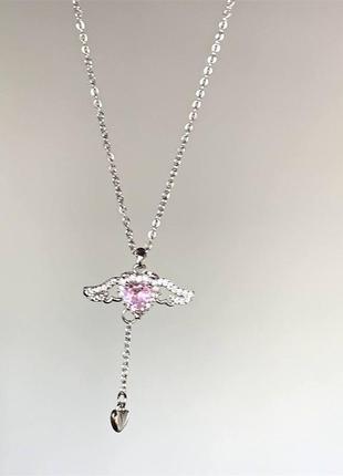 Подвеска <unk> «сердце с крыльями» 8