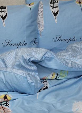 Постільна білизна комплект tag tekstil 2-х спальний сатин люкс бавовна 100%2 фото