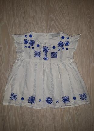 Сорочка, блузка, туніка з вишивкою matalan на 3-4 роки