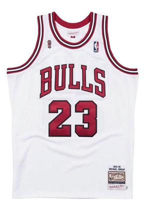 1995-1996 chicago bulls nba michael jordan mitchell &amp; ness jersey нба