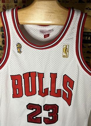 1995-1996 chicago bulls nba michael jordan mitchell &amp; ness jersey нба3 фото