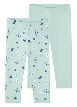 1 шт, лосины lupilu 74/80, салатовые