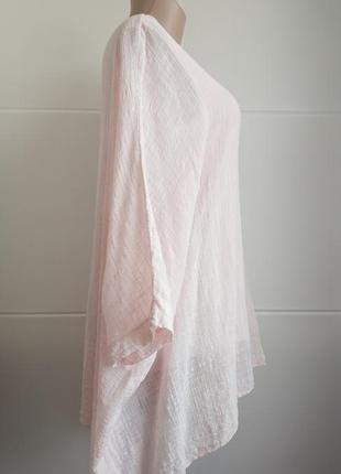 Річна двошарова блуза, туничка made in italy рожевого кольору2 фото