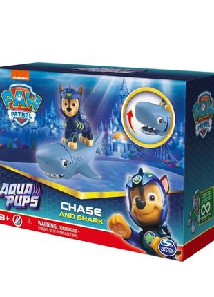 Paw patrol aqua pups chase and shark гонщик чейз щенячий патруль7 фото