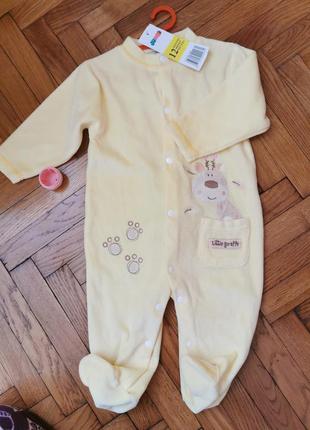 Флісовий чоловічок, ромпер 68/74