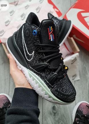 Чоловічі кросівки nike kyrie 7 gs kyrie 7 black/white"pre-heat"