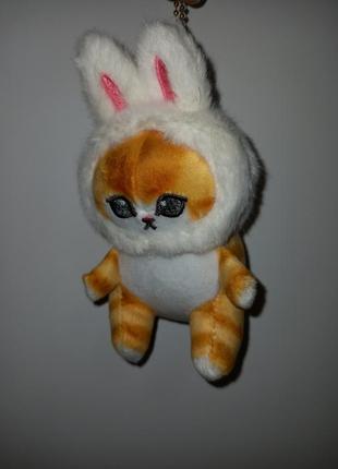 М'яка іграшка кіт заєць плюшева мягкая игрушка кот в зайце mofusand6 фото