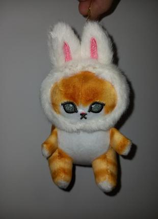 М'яка іграшка кіт заєць плюшева мягкая игрушка кот в зайце mofusand7 фото