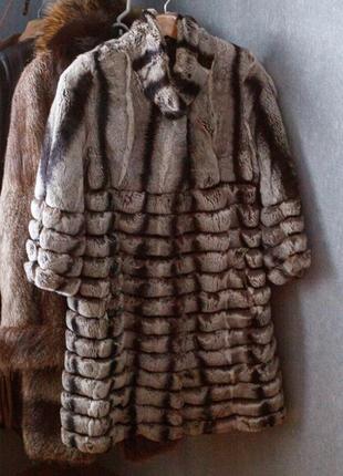 Шуба шиншилла женственная