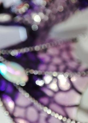 Фиолетовый дракон новый год подарок резьбово брошка женская мужская 🐉 гарри поттер символ года дракоша детская4 фото