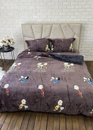 Плюшевое постельное белье, мягкое и нежное на ощупь