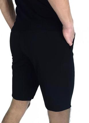 Шорти nike (найк) чорні4 фото