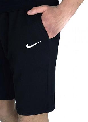 Шорти nike (найк) чорні5 фото