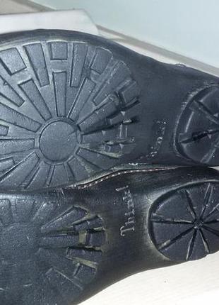 Оригінальні шкіряні чоботи англійського бренду think ! розмір 40 (26,5 см)9 фото