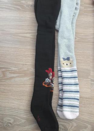 Теплі колготки для дівчинки махра