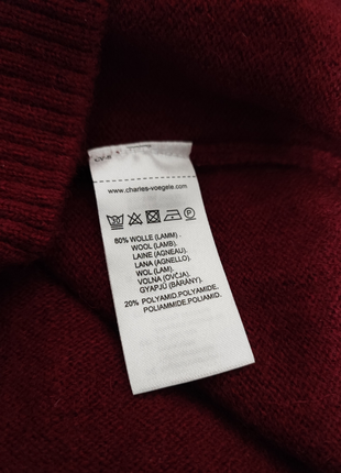 Тепла вовняна кофта чоловічий пуловер светр вовна8 фото