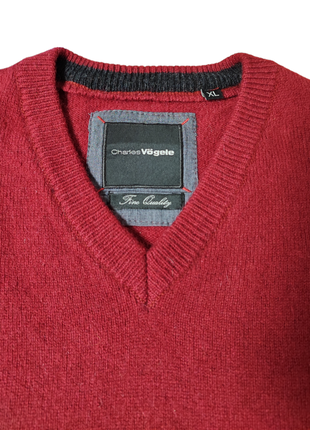 Тепла вовняна кофта чоловічий пуловер светр вовна7 фото
