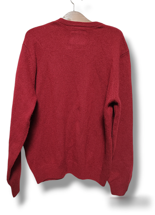 Тепла вовняна кофта чоловічий пуловер светр вовна6 фото