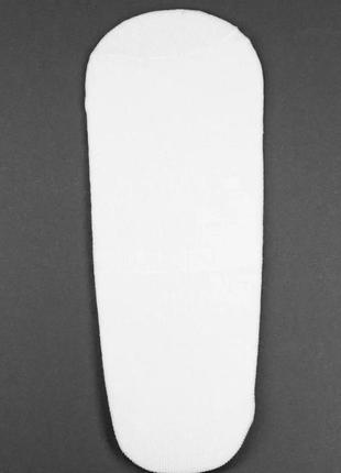 Белые носки-следки с силиконовым протектором размер 41-452 фото