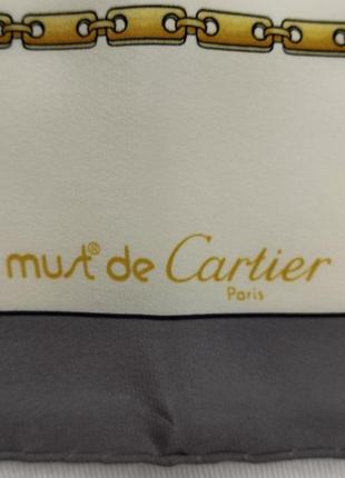 Хустка шовкова must de cartier3 фото