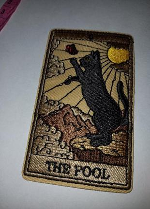 Нашивка патч шеврон різні patch із рисунками карты таро черный кот the pool2 фото