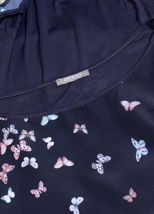 Блуза з принтом метелики orsay6 фото