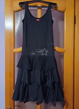 Трикотажное платье сарафан6 фото