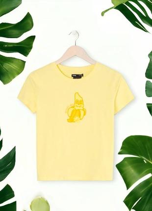 Женская футболка "sex education" желтая. размер 40.