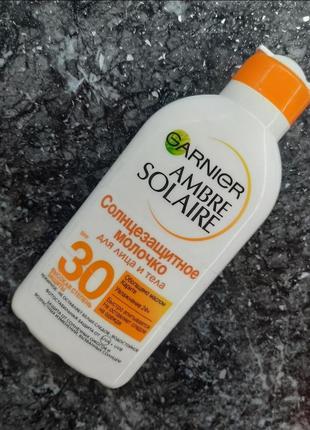 Сонцезахисне молочко garnier ambre solaire spf 30 для обличчя та тіла 200 мл3 фото