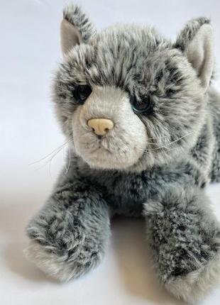 Мягкая игрушка красивейший коллекционный серый кот / котик