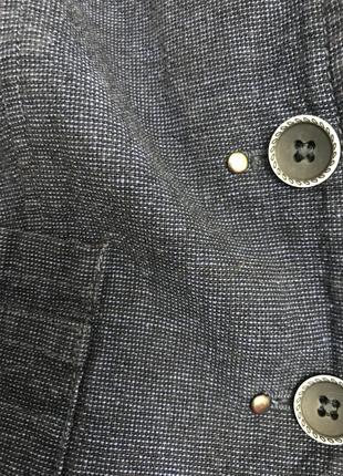 Стильный жилет блуза р 44(12) синего цвета5 фото