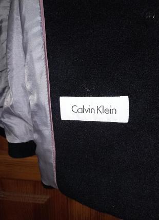 Calvin klein пальто вовна шовк8 фото