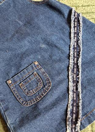 Джинсовый сарафан на девочку gloria jeans