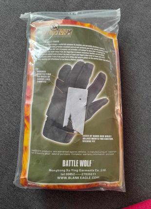 Перчатки тактические battle wolf хl хаки (маломерят на l)