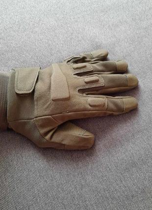 Перчатки тактические battle wolf хl хаки (маломерят на l)
